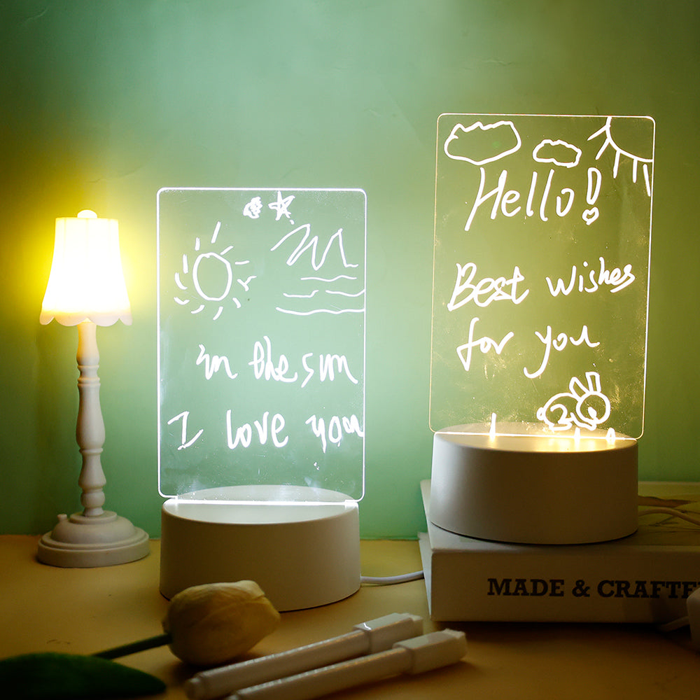 Tablero Para Notas Con Luz Led