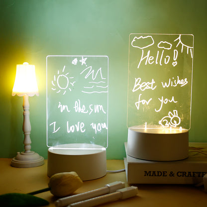 Tablero Para Notas Con Luz Led